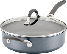 Circulon Scratch Defense Saute Pan with Lid 28cm - 4.7L Non Stick Induction
