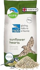 Sunflower Hearts Wild Bird Food 900g, High in Energy & Protein, Great For Birds 10.80 per kilo