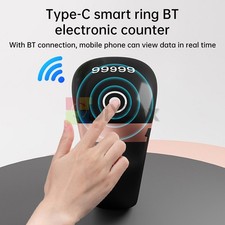 Digital Touch Tally Counter Tasbih / Tasbee Bluetooth Finger Ring Power Display