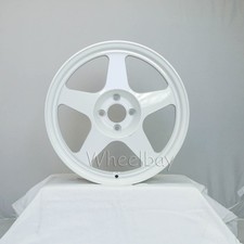 4 Pcs Rota Wheel Slipstream 17x8 4x100 35 67.1 White 20.1 Lbs Last Set