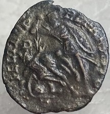 Roman Battle Scene Ancient Roman Coin 353-354 AD Emperor Constantius II