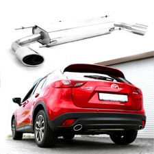 FOX Sportauspuff ESD re li je 1x115x85 für Mazda CX5 Typ KE GH 2.0l 2.5l 2.2l D