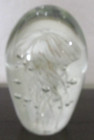 Vintage Heavy Controlled Bubble Nautical Jellyfish Paperweight Sculpture — photo 4