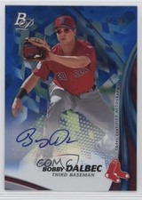 2017 Bowman Platinum Top Prospects Blue 11/20 Bobby Dalbec #TPA-BD Auto 1v3