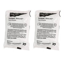  Set of 2 Sealed Air Instapak 10 15x18 in. Packaging Foam Instant Expand