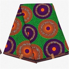 Vibrant 100 Cotton Ankara Kente Fabric
