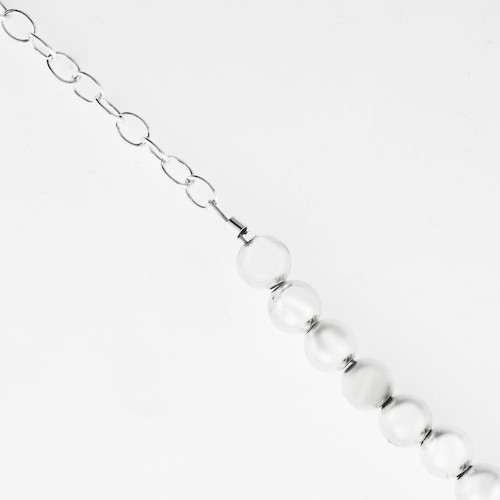 Catena di prolunga in argento, argento sterling .925, catena per cavi, creare, progettare, riparare - Foto 4 di 4