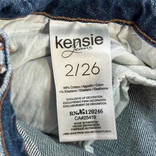 Kensie Jeans Vintage Luxe Cutoff Denim Jean Shorts Women's 2/26 7" Inseam - Picture 7 of 7