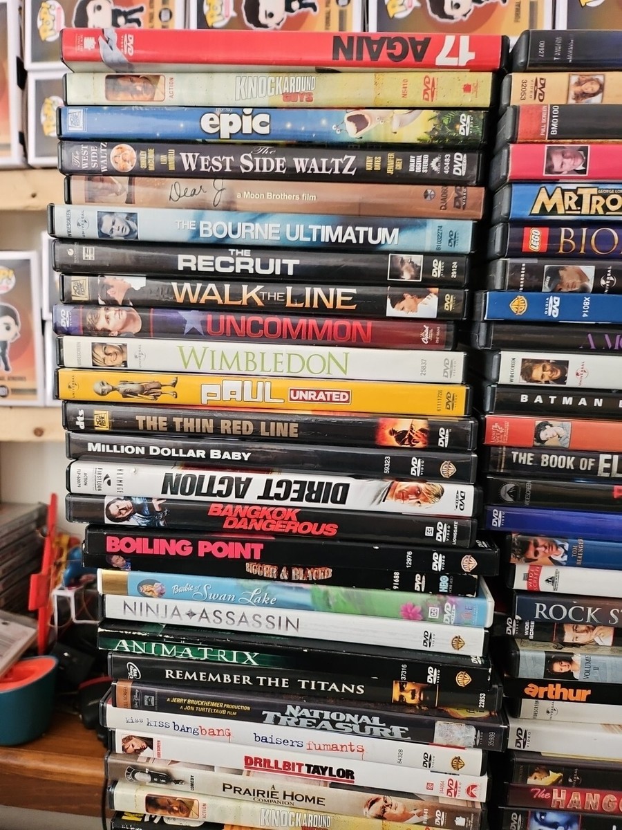 Lots of 126 Used DVD Movies DVDs Personal Collection Lot See