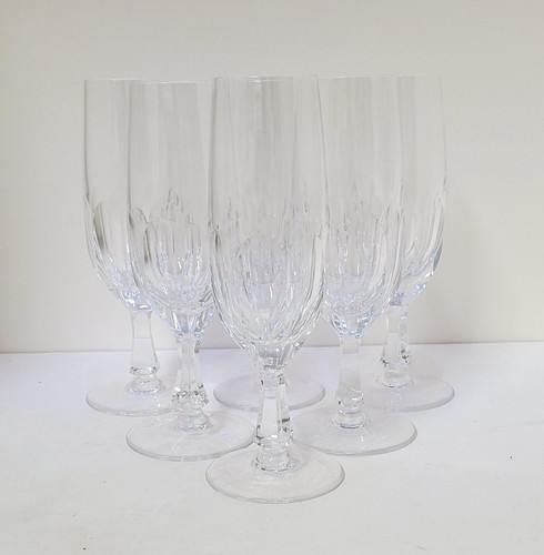 Josair Crystal Blanka Champagne Flutes Set Of Six