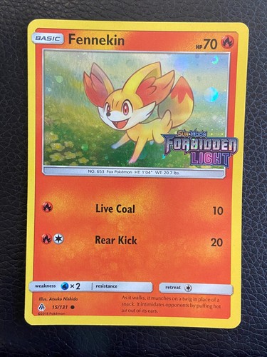Fennekin 15/131 Forbidden Light Stamped Promo (Pokemon) Holo - LP