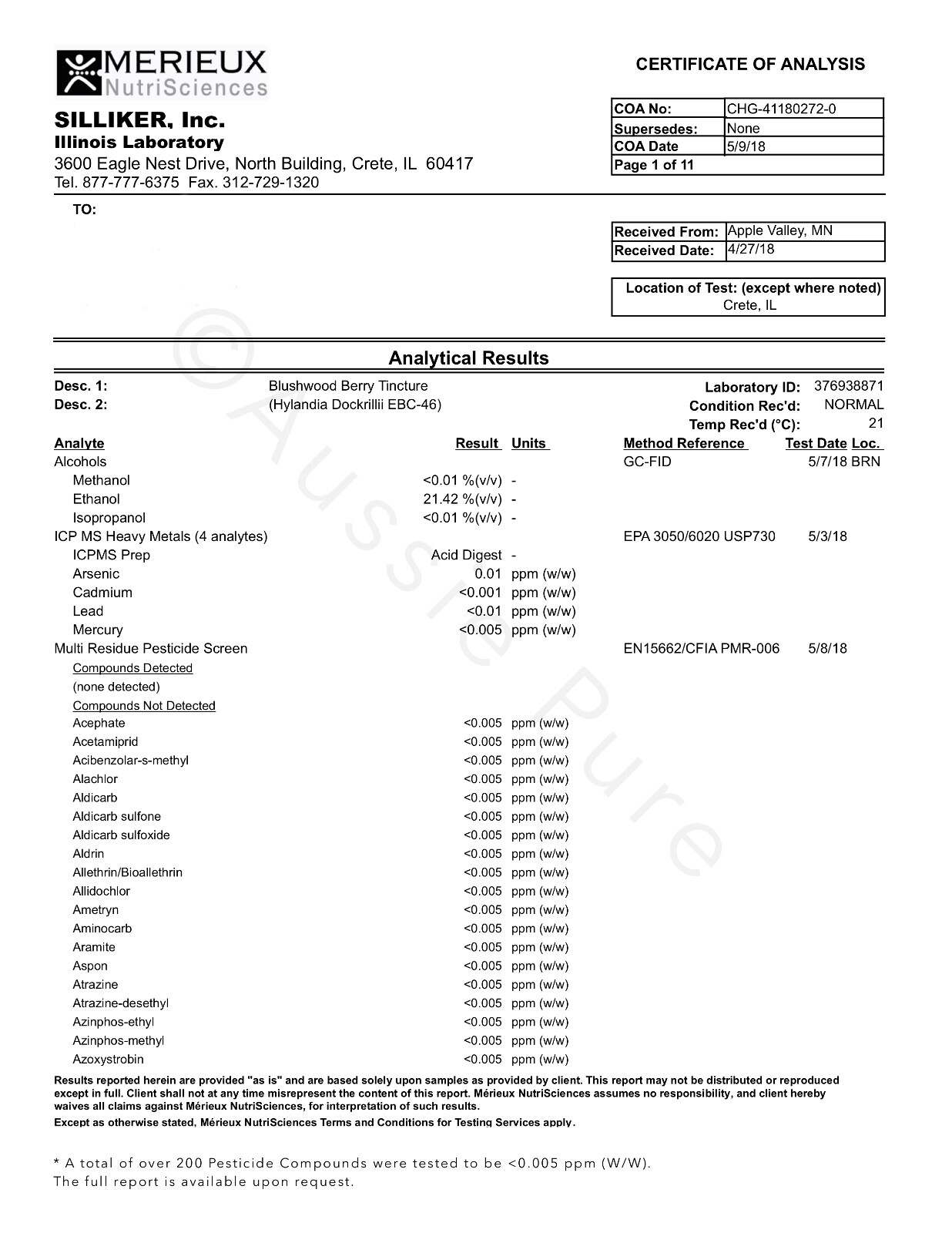 Aussie Pure Pet Therapy Blushwood Berry 60ML Tumor Treatment Dogs