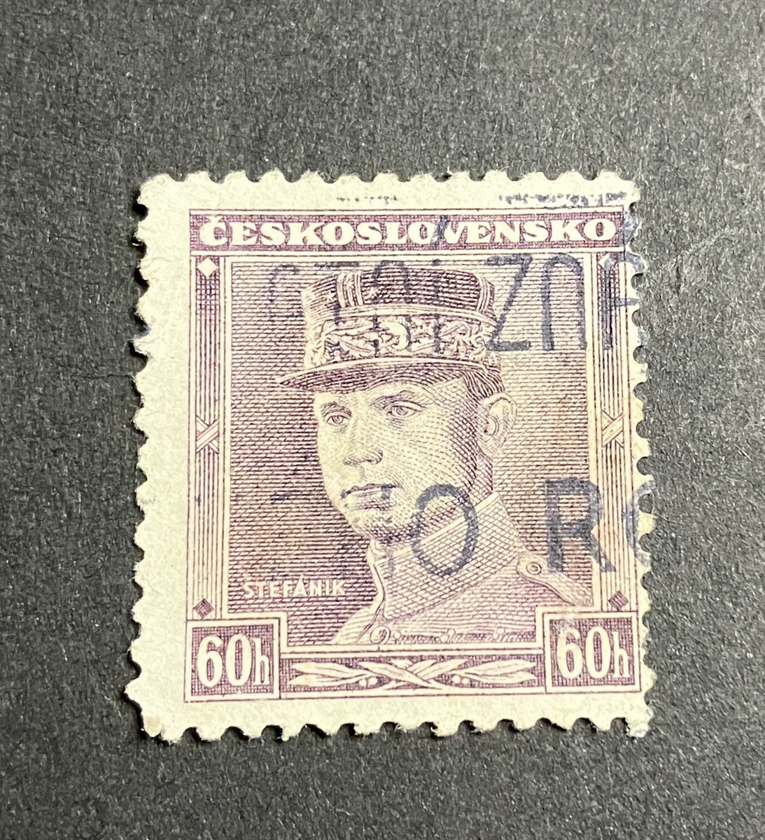 ceskoslovensko切手 Ceskoslovensko stamp 60h STEFANIK | eBay