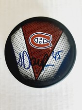Laurent Dauphin Montreal Canadiens Puck Signed Autograph Auto Signature Coa 