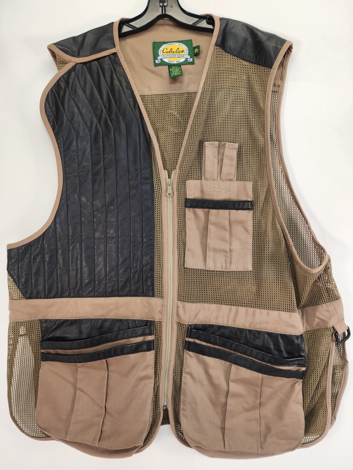 Vintage Cabela's Hunting Vest Shooting Jacket Canvas … Gem