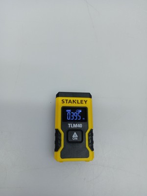 Stanley Laserentfernungsmesser TLM40 (bis 12m Reichweite, schwarzes Display mit 