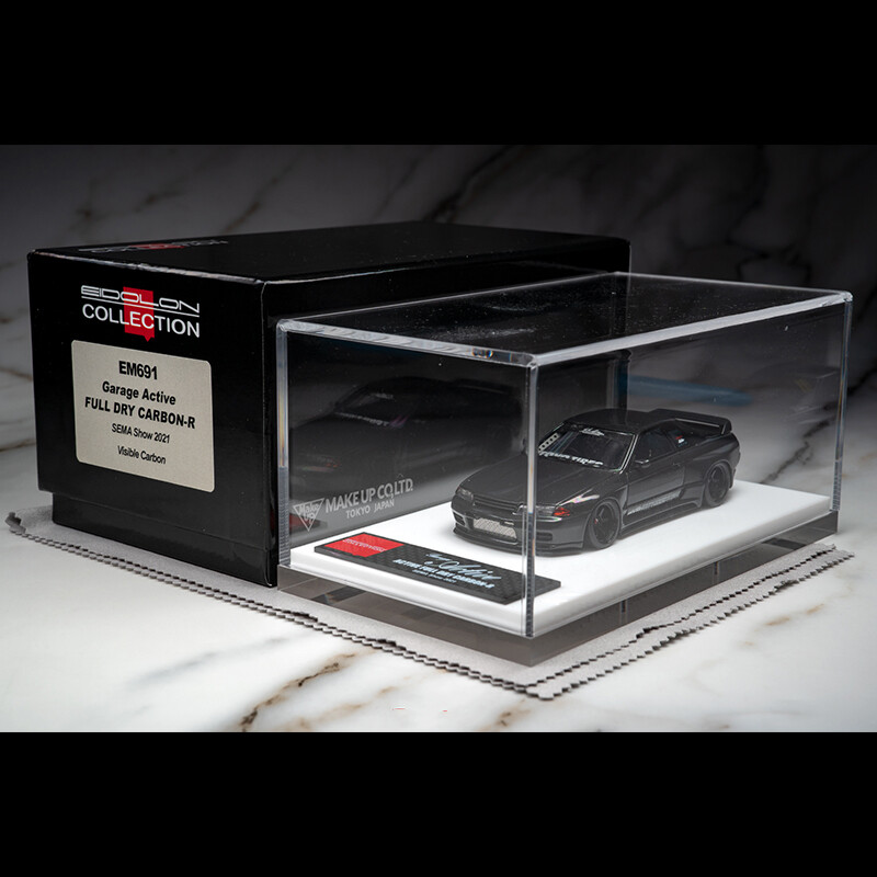 Make Up 1:43 Nissan R32 Garage Active Carbon SEMA Show 2021 Resin