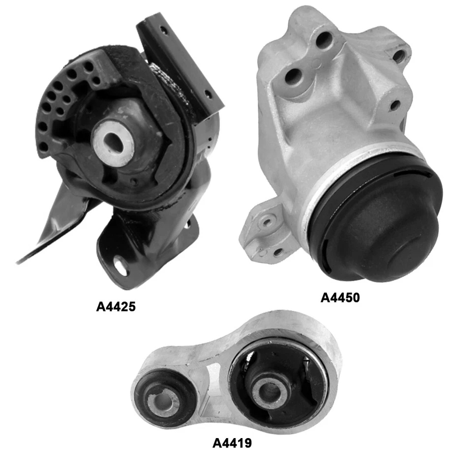 Puntal de par del motor, hidráulico. Montaje y transmisión del motor. Juego de 3 piezas de montaje para Mazda CX-9 Foto 2 de 4