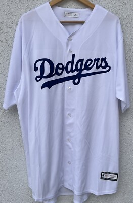 New Los Angeles Dodgers Blank White Jersey Men s Sz XLT  Genuine MLB MSRP $135