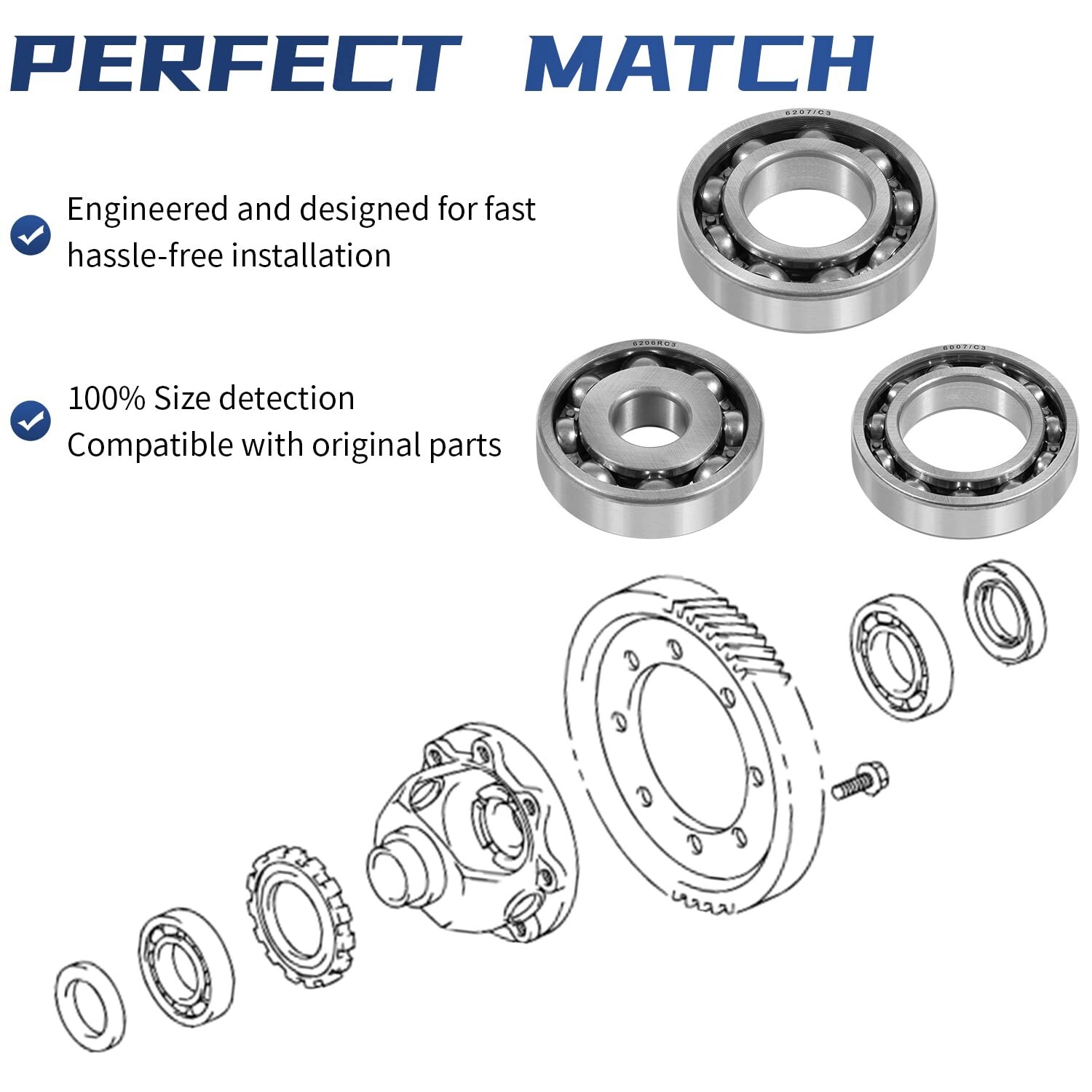 Gearbox Bearing & Oil Seal Repair Rebuild Kit for Suzuki Ignis 1.3/4x4 20002006 eBay