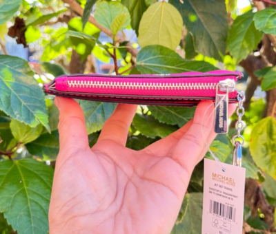 Michael Kors Jet Set Travel SM Coin ID key Holder Wallet Quilted