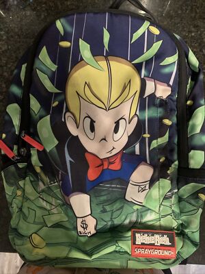 SPRAYGROUND RICHIE RICH MAKIN IT RAIN BACKPACK - Money Rain Bag -Limited Edition