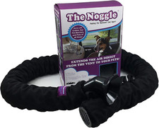 Pet AC Vent Extender for Comfort in Back Seat - 8ft Black Ice