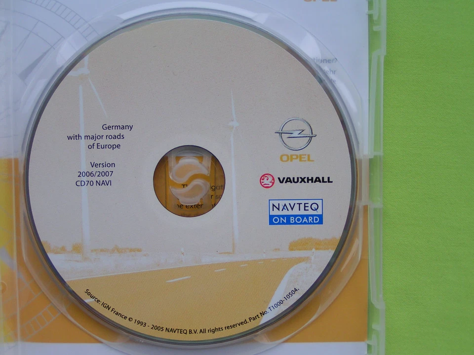 NAVIGATION OPEL CD 70 NAVI DEUTSCHLAND 2007 ZAFIRA B ASTRA H CORSA SIGNUM MERIVA - Bild 3 von 3