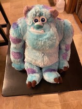 Disney Store Genuine Sulley Monsters Inc Stuffed Animal Plush 12 Inches