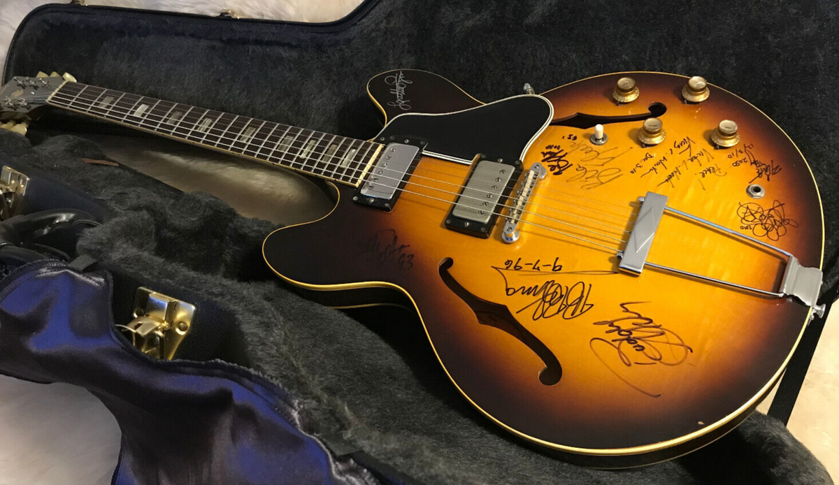 GIBSON ES-335 BP 稀少モデル　ブロックインレイ GIBSON ES-335 BP 稀少モデル ブロックインレイ - メルカリ