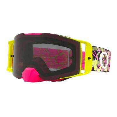 OAKLEY FRONTLINE MX MOTOCROSSBRILLE CAMOVINE PINK JUNGLE DUNKLE GLÄSER