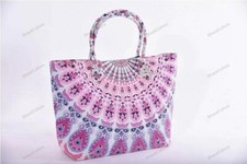 Borsa A Tracolla Mandala Indiana In Cotone Per Donne