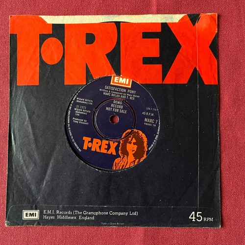 T.REX / MARC BOLAN Teenage Dream UK 7" Demo EMI MARC 7 1973 - Bild 2 von 2