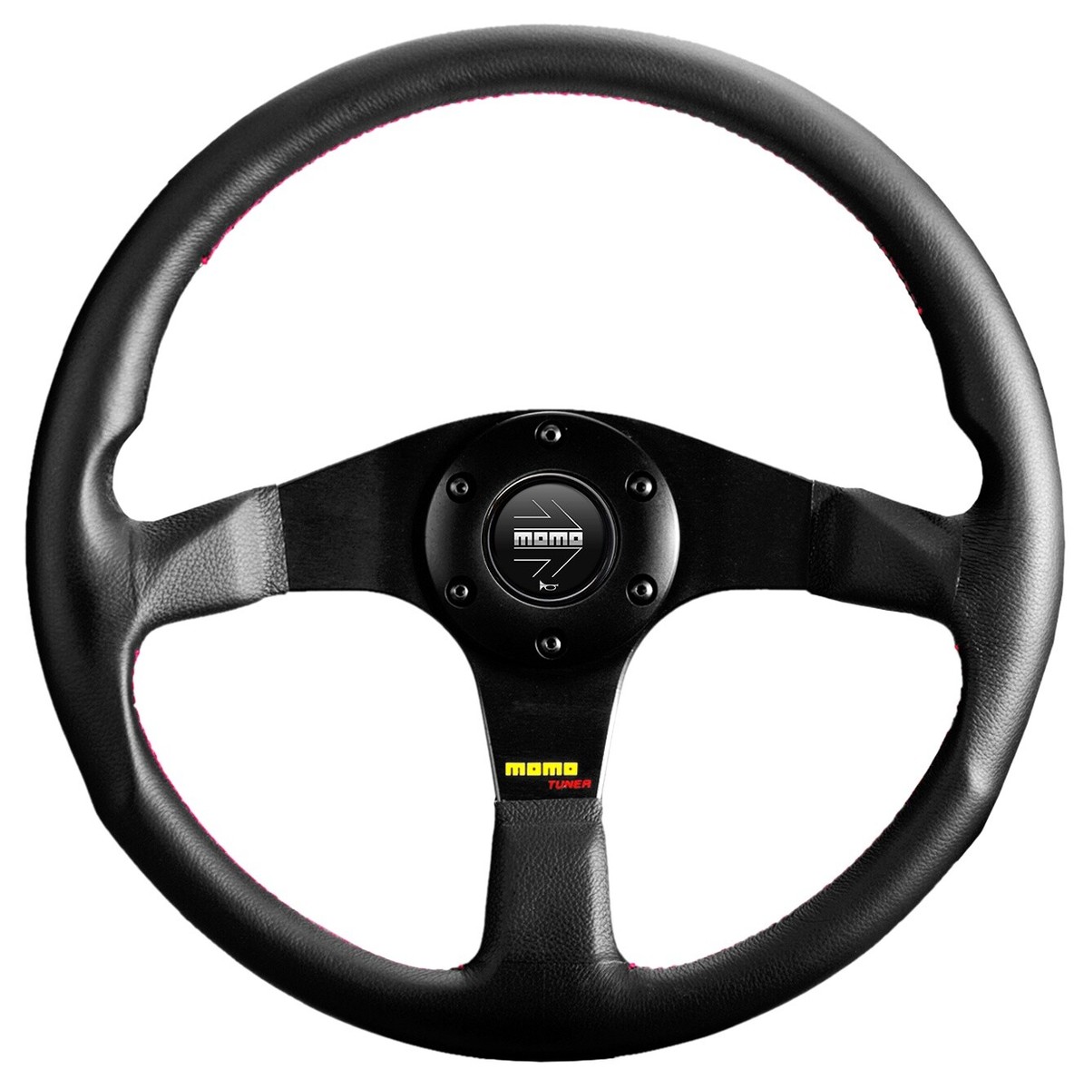 パーツ MOMO COMPETITION 350mm Momo Competition Steering Wheel - 350mm Perforated Leather