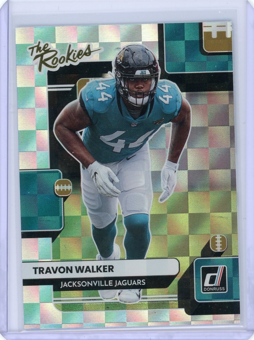 TRAVON WALKER 2022 Panini Donruss The Rookies RC #TR-25 Jaguars Rookie