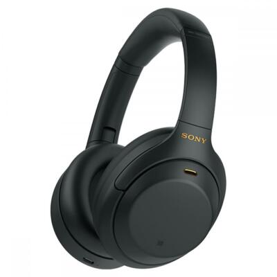 Sony WH-1000XM4 wireless noise-canceling headphones Black - 1 Year Warranty
