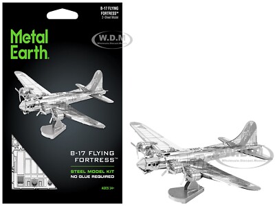 BOEING B-17 FLYING FORTRESS AIRCRAFT STEEL MODEL KIT BY METAL EARTH MMS091