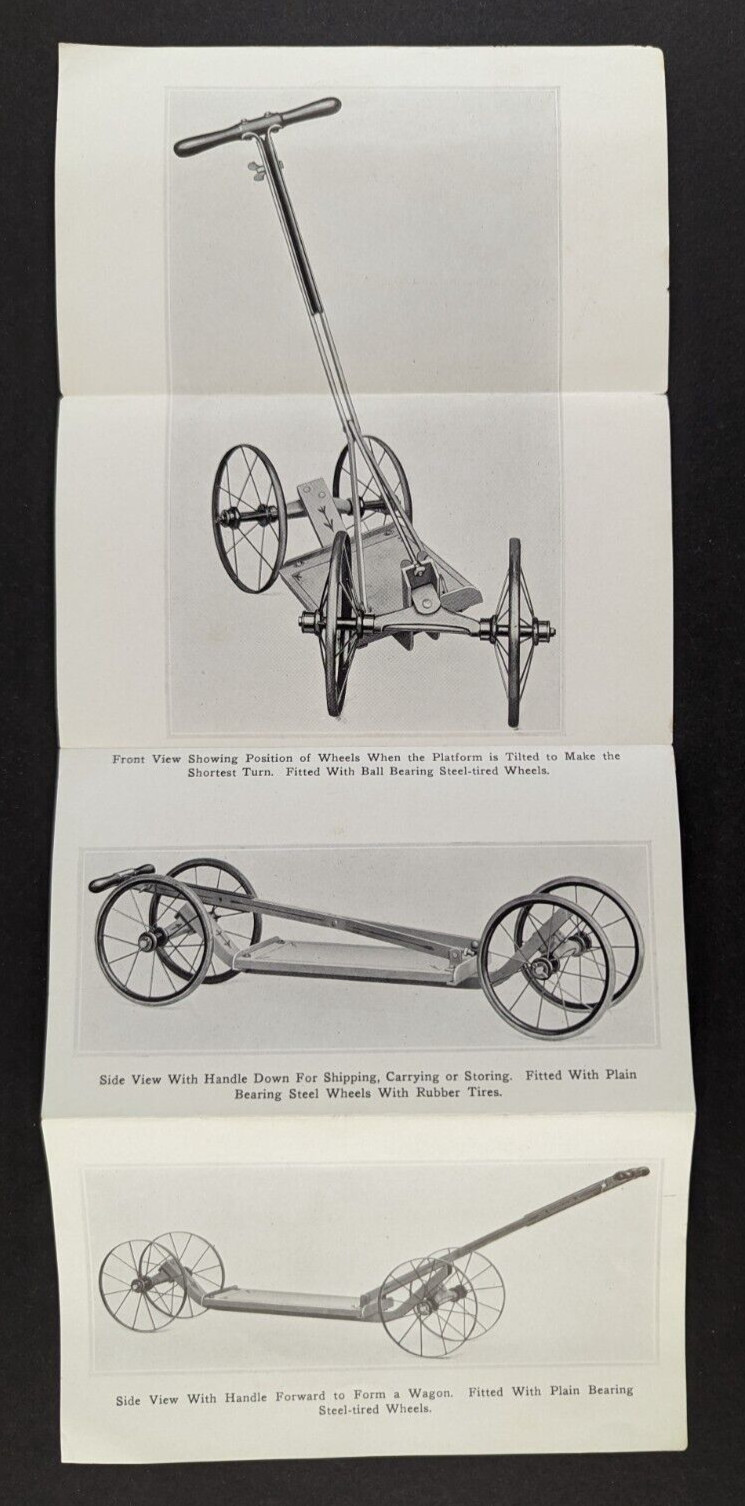 Scooter giocattolo vintage Henley Rollabout 1913 foto 2