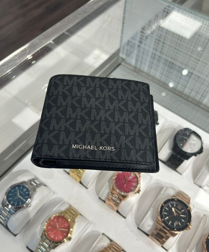 Michael Kors Cooper Men Billfold with Passcase ID Credit Card Holder Wallet MK - Picture 18 of 47