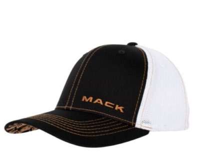Mack Trucks Black & Copper Stretch Fit Bulldog Mesh Cap/Hat | eBay