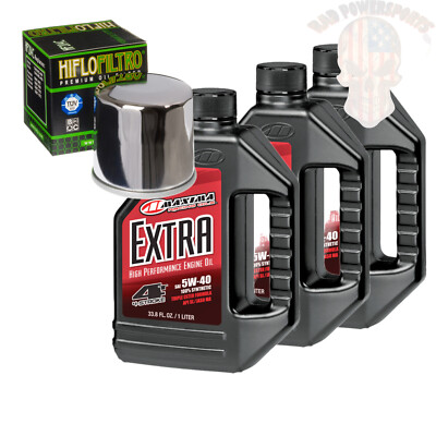 Oil Change Kit For 2008 Yamaha YFM350X Wolverine 2WD SRA Maxima Synthetic  5W-40