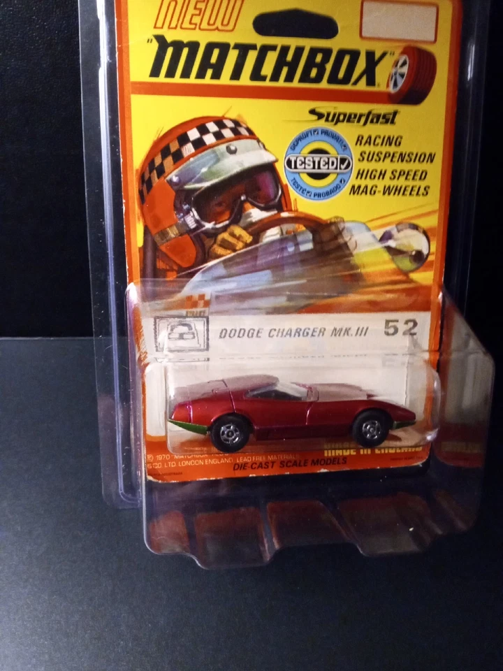 Matchbox Superfast #52 Dodge Charger MK111 In Blister Pack - Image 3 of 4