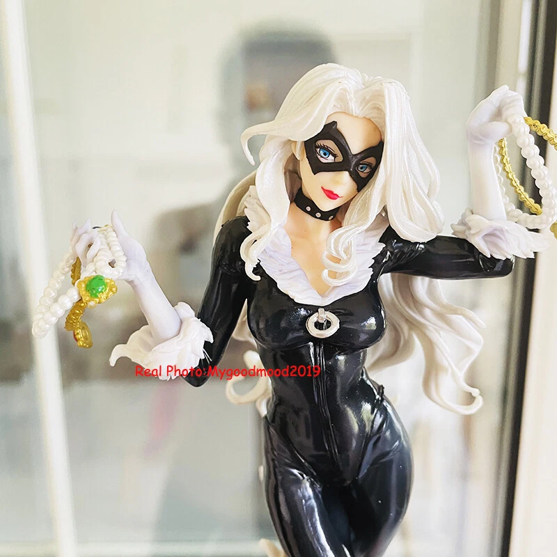 Sexy Comic BISHOUJO Black Cat Figure Toys Model STATUE Xmas Gift 10" Ornament - Image 3 of 4