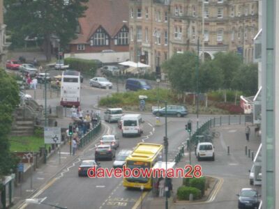 PHOTO  BOURNEMOUTH: LOOKING DOWN ON THE LANSDOWNE LOOKING DOWN FROM AN OFFICE-BL
