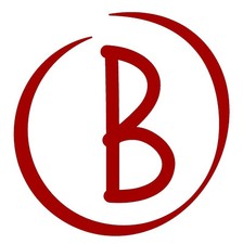 "B" Self Ink Round Teacher Stamp