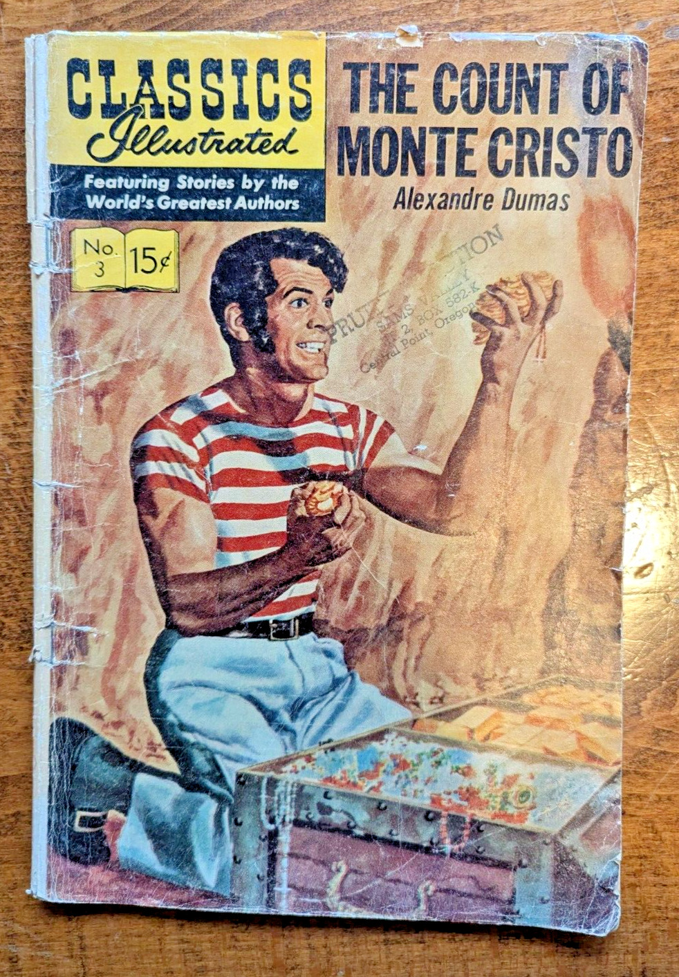 The Count of Monte Cristo comic book, Classics Illustrated, July 1966