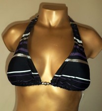 Gorgeous Stylish Padded Triangle Bikini Top Sizes 10   New with Tags