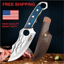 Viking knife Chef Hunting Knife Japan Kitchen Meat Cleaver Butcher Boning Knife