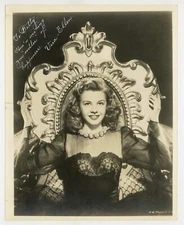 Vera Ellen 1945 Signed Inscribed 8x10 Actress Dancer Photo Portrait J14155
