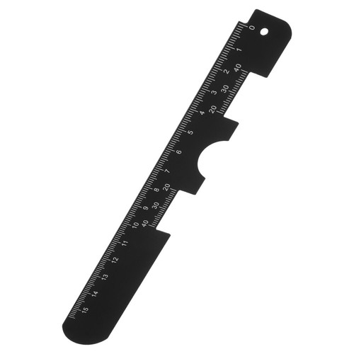 Yctze Righello Per Bulloni Ruota Auto - Misuratore PCD Per Cerchi 4 5 6 8 Fori - Calibro Scorrevole In Plastica - 4